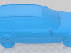 E46 Touring 2001 Printable Car 3D-Druckmodell