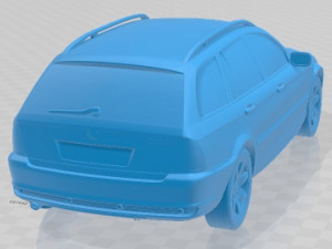 E46 Touring 2001 Printable Car 3D-Druckmodell