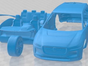 Jaguar I Pace 2019 Printable Car 3D Print Model