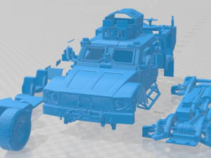 Oshkosh M ATV R6 Printable Car 3D Print Model