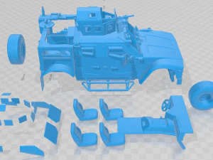 Oshkosh M ATV R6 Printable Car 3D Print Model