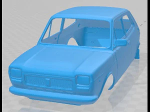 Fiat 127 1972 Carrocer&iacute;a Imprimible Modelo de impresión 3D