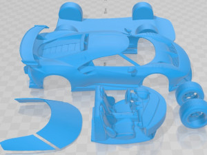 Ferrari P80C 2019 Printable Car 3D Print Model
