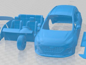 Coche Imprimible Fiesta Active 2022 Modelo de impresión 3D