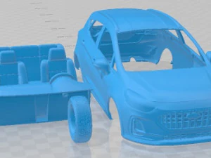 Fiesta Active 2022 Printable Car 3D Print Model