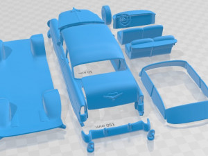Chevrolet BelAir 1955 Printable Car Modèles 3D en vedette