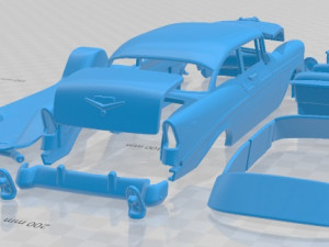 Chevrolet BelAir 1955 Printable Car Modèles 3D en vedette