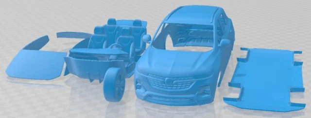 Buick Encore Gx 2020 Printable Car 3D Print Model .c4d .max .obj .3ds .fbx .stl .blend 