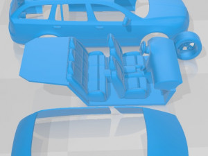 Skoda Octavia RS Combi 2010 Printable Car Modelo de impresión 3D