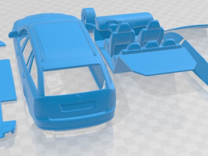 Skoda Octavia RS Combi 2010 Printable Car Modelo de impresión 3D