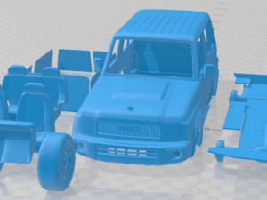 Toyota Land Cruiser VXR 2017 Printable Car 3D प्रिंट मॉडल