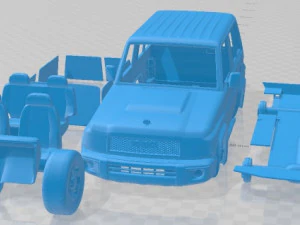 Coche Imprimible Toyota Land Cruiser VXR 2017 Modelo de impresión 3D