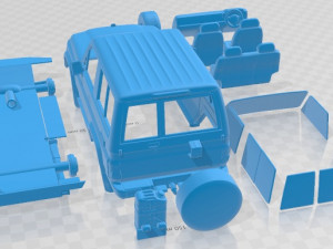 Toyota Land Cruiser VXR 2017 Printable Car 3D Принт Модель