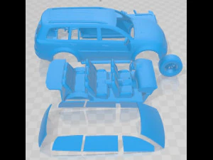 Mitsubishi Pajero Dakar 2014 Printable Car 3D Print Model