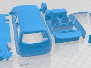 Mitsubishi Pajero Dakar 2014 Printable Car 3D Print Model