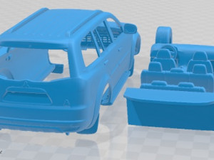 Mitsubishi Pajero Dakar 2014 Printable Car 3D Baskı Modeli