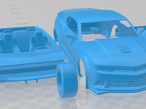 Chevrolet Camaro Z28 2014 Printable Car Model do druku 3D