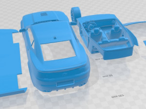 Chevrolet Camaro Z28 2014 Printable Car Model do druku 3D