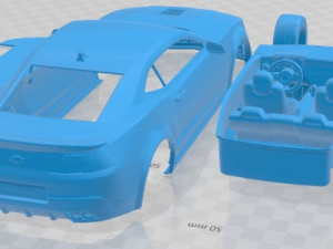 Chevrolet Camaro Z28 2014 Printable Car Model do druku 3D