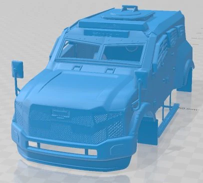 Oshkosh Sand Cat V2 Printable Body Car 3D Print Model .c4d .max .obj .3ds .fbx .stl .blend 