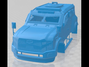 Oshkosh Sand Cat V2 Printable Body Car 3D Print Model