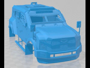 Oshkosh Sand Cat V2 Printable Body Car 3D Print Model