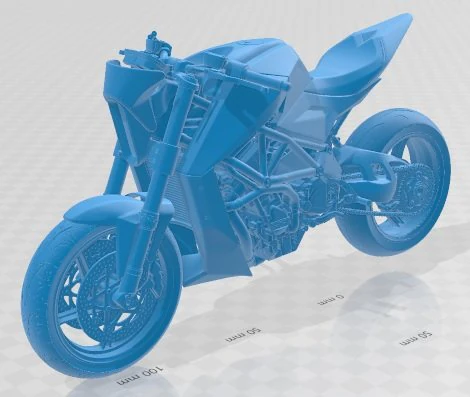 Agusta Bestiale 2021 Printable Motorbike 3D Print Model .c4d .max .obj .3ds .fbx .stl .blend 