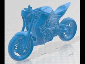 Agusta Bestiale 2021 Printable Motorbike 3Dプリントモデル