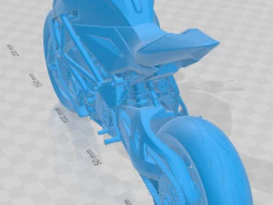 Agusta Bestiale 2021 Printable Motorbike 3D Print Model