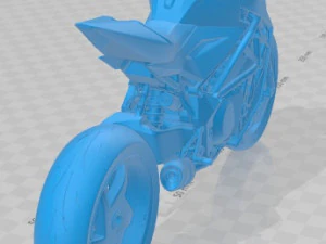 Agusta Bestiale 2021 Printable Motorbike 3D Print Model