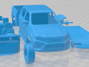 Toyota Hilux Double Cab Revo 2018 Printable Car 3D Принт Модель