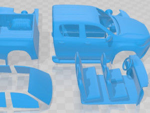 Toyota Hilux Double Cab Revo 2018 Printable Car 3D Принт Модель