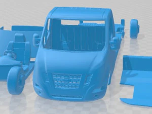 Nissan NV400 FWD LL35 L3H1 Platform 2014 Грузовик для печати 3D Принт Модель