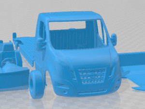 Nissan NV400 FWD LL35 L3H1 Platform 2014 Printable Truck 3D प्रिंट मॉडल