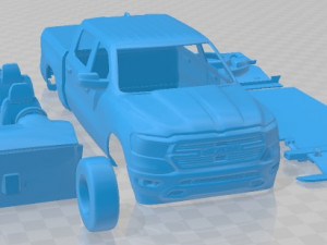 Dodge Ram Bighorn 2019 Printable Ca Model do druku 3D