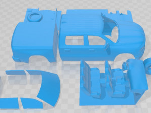Dodge Ram Bighorn 2019 Printable Ca Model do druku 3D