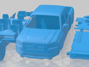 Nissan Frontier 2022 Printable Car 3D-printmodel