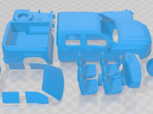 Nissan Frontier 2022 Printable Car Modèles 3D en vedette