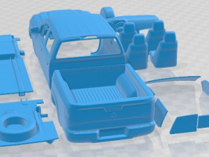 Nissan Frontier 2022 Printable Car Modèles 3D en vedette