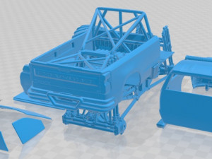 Chevrolet Silverado Monster Truck 2019 Printable 3D 프린트 모델