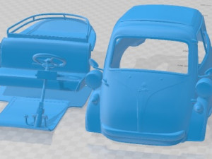 Isetta 300 Race Printable Car 3D Print Model