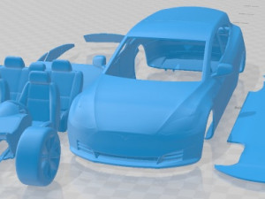 Tesla Model S Shooting Brake 2019 Printable Car Modelo de impresión 3D