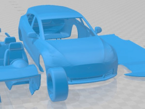 Tesla Model S Shooting Brake 2019 Printable Car Modello di stampa 3D