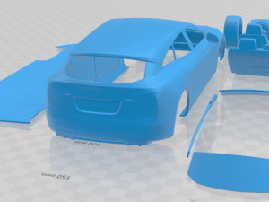 Tesla Model S Shooting Brake 2019 Printable Car Modello di stampa 3D