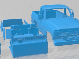 Nissan Safari 1985 Printable Car 3D 打印模型
