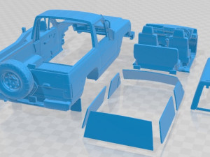 Nissan Safari 1985 Printable Car 3D 打印模型