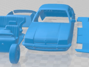 Opel Manta 1975 Printable Car 3D Baskı Modeli