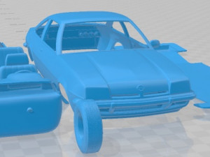 Opel Manta 1975 Printable Car 3D Принт Модель