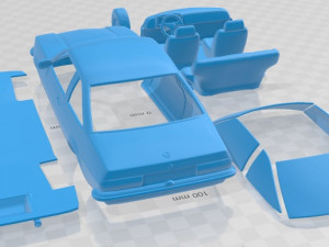Opel Manta 1975 Printable Car 3D Принт Модель