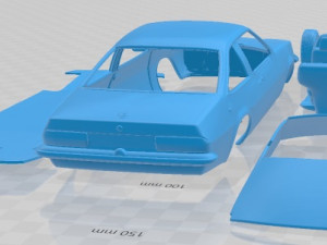 Opel Manta 1975 Printable Car 3D Принт Модель